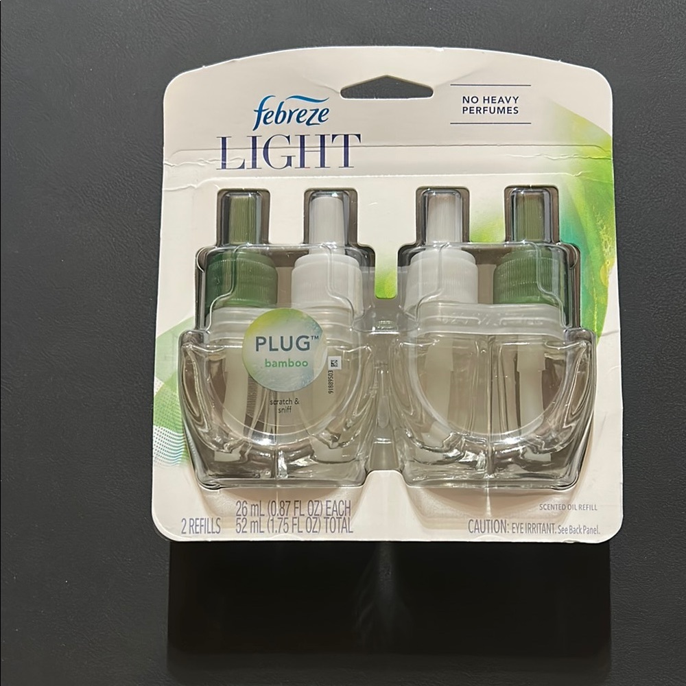 Febreze Light Plug Bamboo Refills 6pk